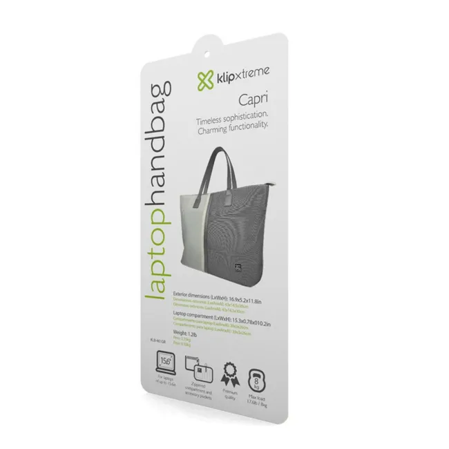 Klip Xtreme Mochila mujer notebook 15,6" - Gris marengo