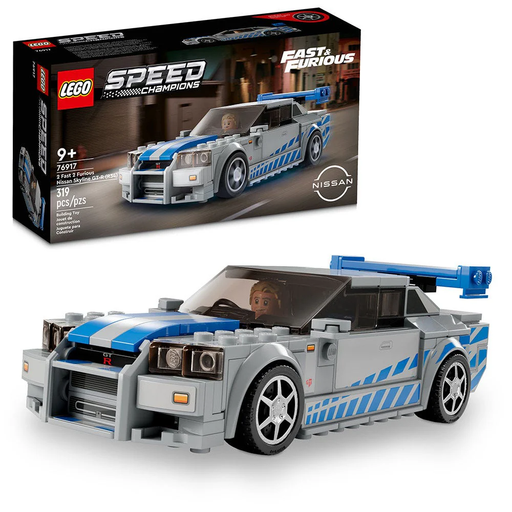Lego Rapido y Furioso Nissan Skyline GT-R (R34) - 76917